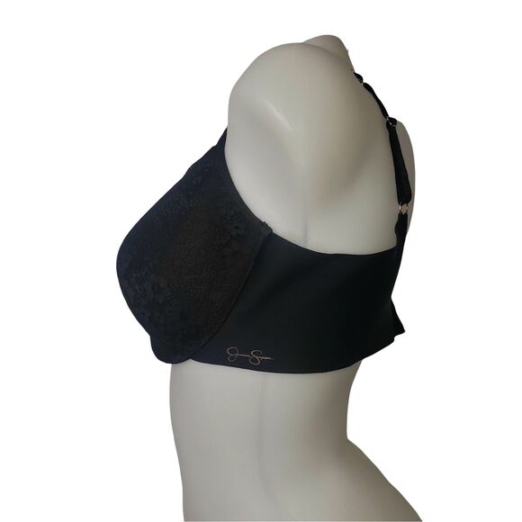 JESSICA SIMPSON Black Lace Underwire Bra Womens Size 38C - Picture 3 of 6